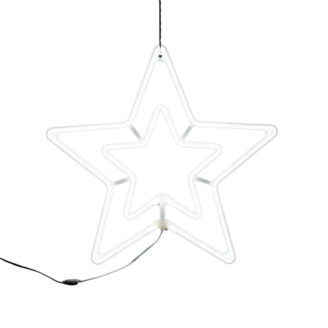 Stea luminoasa cu 5 colturi, Klevo, 60 Led