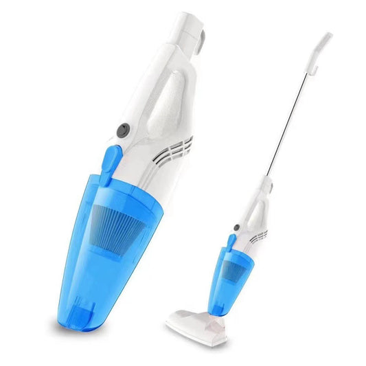 Aspirator Vertical 2in1, Klevo, Fara Sac, 2 Capete, de Mana, Filtrare Multipla, 95 x 24.5 cm, Albastru