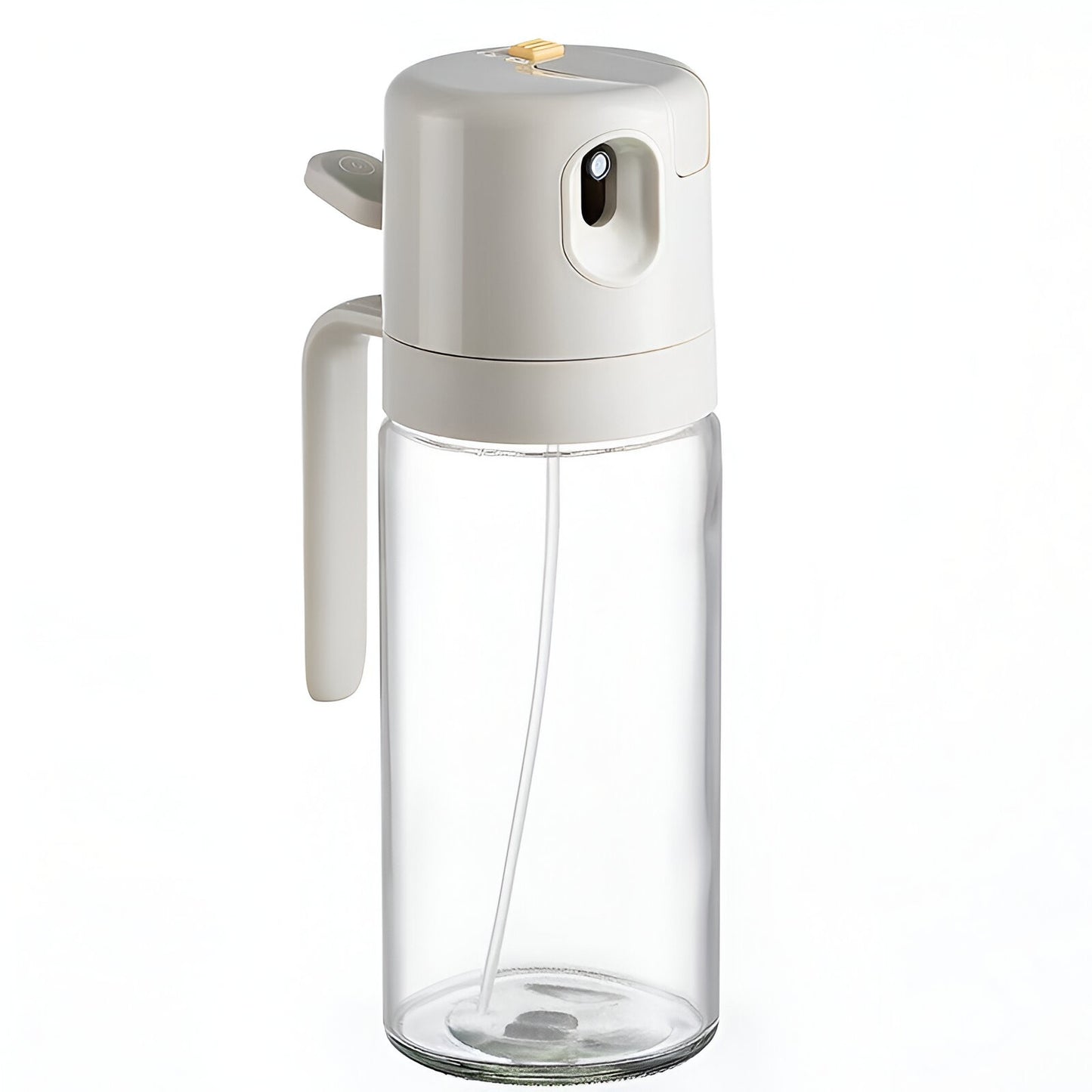 Dispenser pentru Ulei, Klevo, prin Curgere si Pulverizare, Deschidere si Inchidere Automata a Rezervorul, 550mL, 11.4x7.8x22.8cm, Gri
