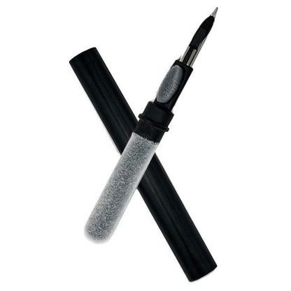 Kit de Curatare Casti 3in1, Klevo, Multifunctional, din ABS, 10.6 x 1.3 x 1.3 cm, Negru