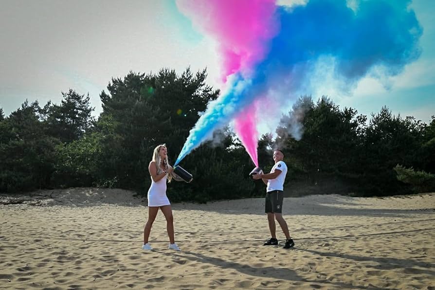 Stingator pudra colorata Roz Gender Reveal 1l