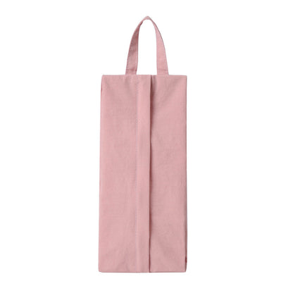 Geanta de Depozitare, Klevo, Pentru Haine Mici, Lenjerie, Sosete, Cosmetice, Impermeabila, cu Maner, 10x20x3 cm, Roz