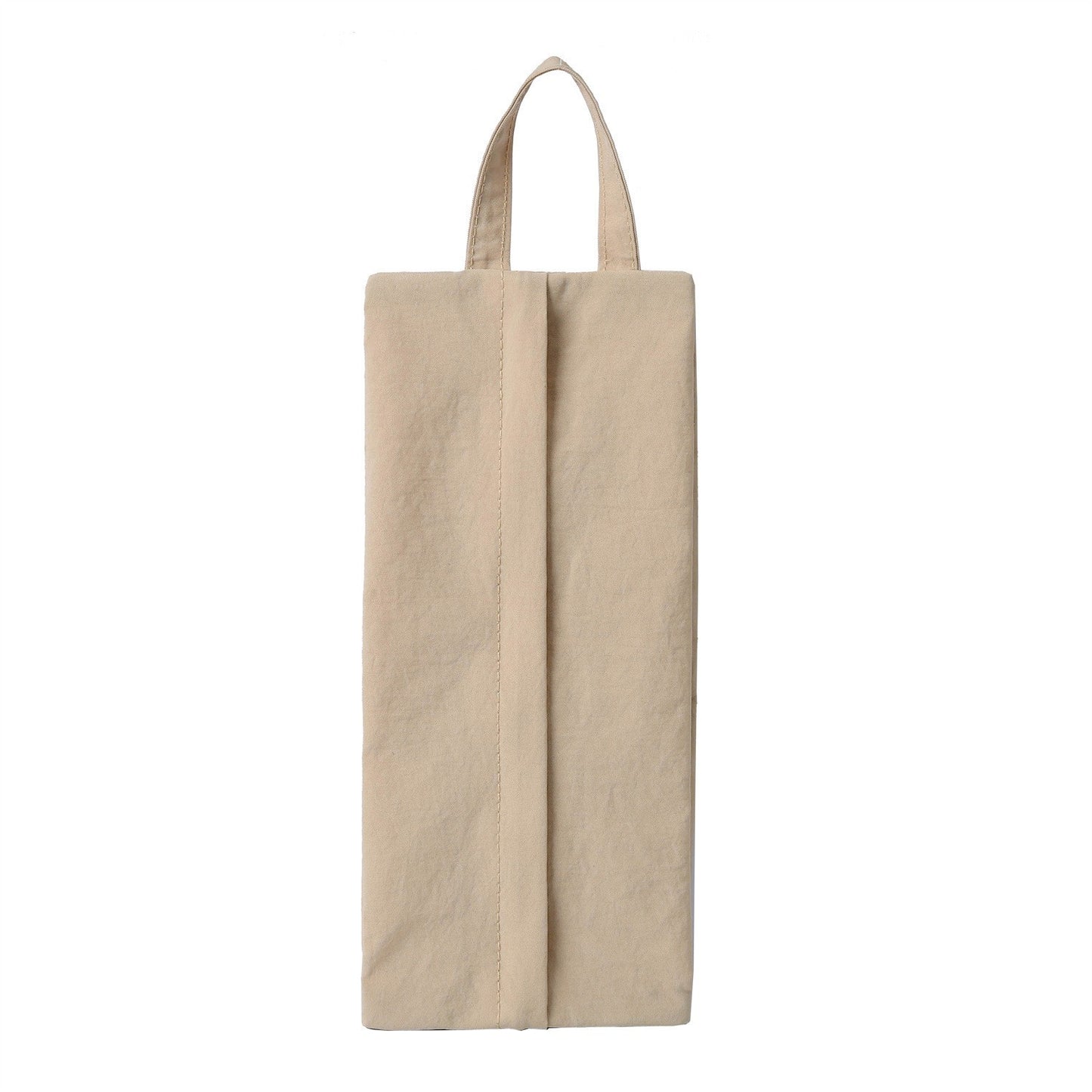 Geanta de Depozitare, Klevo, Pentru Haine Mici, Lenjerie, Sosete, Cosmetice, Impermeabila, cu Maner, 10x20x3 cm, Crem