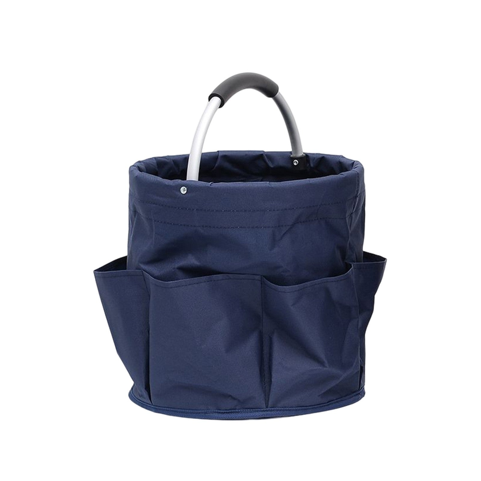 Geanta Cos pentru Scule de 17L, Klevo, Buzunare Exterioare, Cos de Picnic Portabil, Cos pentru Plaja, Cos pentru Curatenie, din Material Oxford 600 D, 28 x 28 x 28 cm Albastru marin