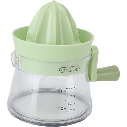 Storcator de Citrice Manual, Klevo, Rezistente, Usor de Folosit si Depozitat, Durabil, Calitativ, 16.5x13cm, Transparent/ Verde