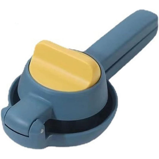 Storcator manual citrice, Klevo, pentru lamai, portocale, cu actiune dubla, usor de utilizat, material ABS rezistent, 8x10x22 cm, albastru
