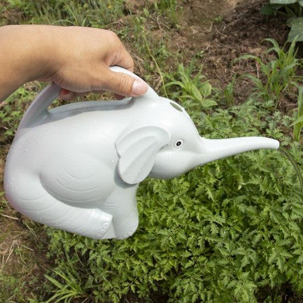 Stropitoare pentru Copii, Klevo, in forma de Elefant, 1500 mL, pentru Udat Plante, 19.5x17x11.8 cm, Albastru