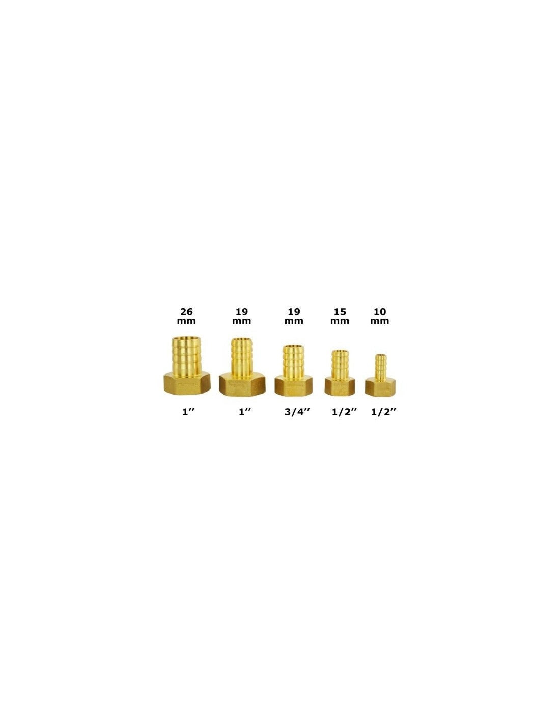 Stut pentru furtun FI 3/4" x 19 mm