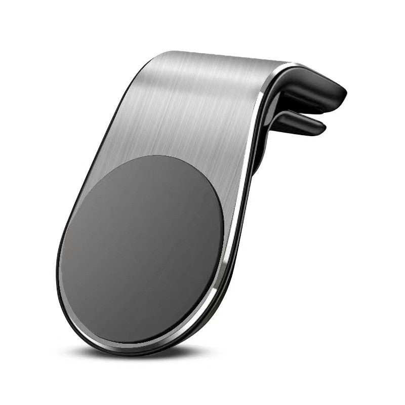 Suport de Telefon, Klevo, pentru Ventilatie, din ABS si Magnet, 3.8 x 3.7 x 6.2 cm, Universala, Argintiu