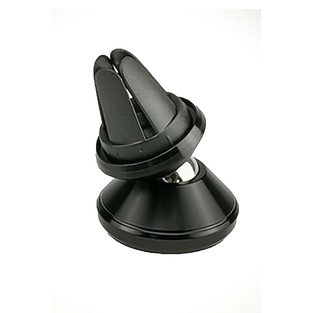 Suport auto Klevo magnetic cu rotire 360 grade V1 pentru telefon, Negru