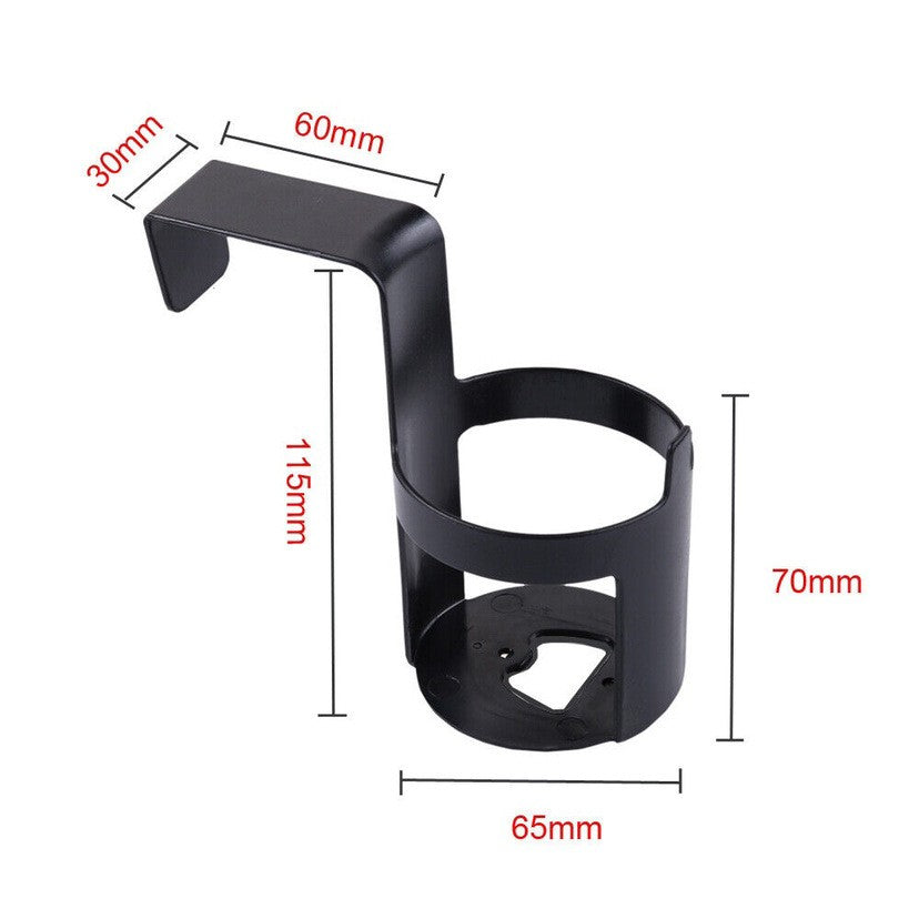 Suport pentru Pahar in Automobil, Klevo, Suport Pahar pentru Masina, din Plastic / ABS, Anti Alunecare, Universal pentru Bauturi Reci sau Calde, ABS, 11.5 x. 6.5 x 6.5 cm Negru