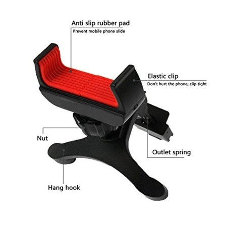 Suport auto pentru telefon BK017- Klevo, Negru