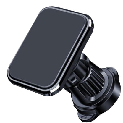 Suport Auto pentru Telefon, Klevo, MagSafe, cu Magnet, Prindere Grila de Ventilatie, Detalii Fine, Rotativ 360 de Grade, Plastic Magnet Silicon, 5.1x3.9 cm, Negru