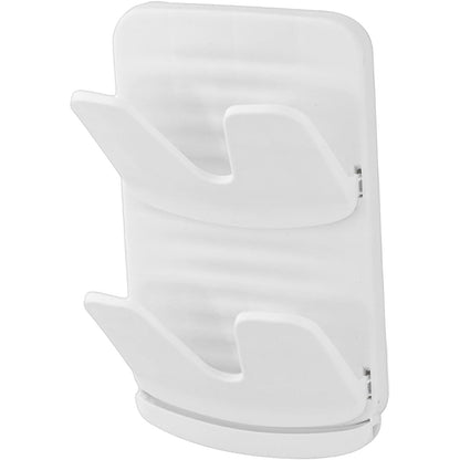 Suport de Bucatarie, Klevo, pentru Capace/Tocatoare, din Plastic, Colectare Apa Scursa, Montare fara Perfoarare, 33.3 x 20.7 x 3.5 cm, Alb