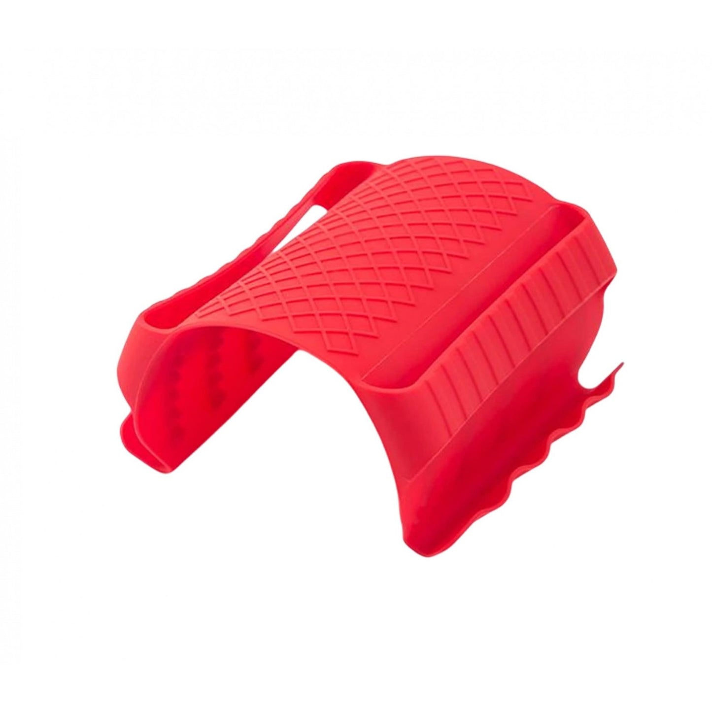 Suport de Silicon Multifunctional de Mana, Klevo, pentru Cuptor, Alimente Fierbinti, Carne, Izolare Termica, Anti-alunecare, 18x12x1.5 cm, Rosu