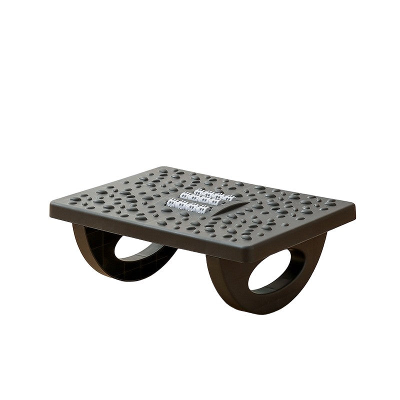 Suport Ergonimic pentru Picioare, Klevo, Plastic, cu Role de Masaj pentru Talpi, pentru Birou, Usor de Transportat, Detasabil, 33.5x24x12 cm, Negru