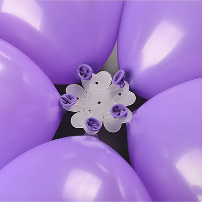 Suport pentru Baloane, Klevo, Care Formeaza o Floare, cu Doua Straturi, pentru 11 Baloane, 8x8cm, 4.6g