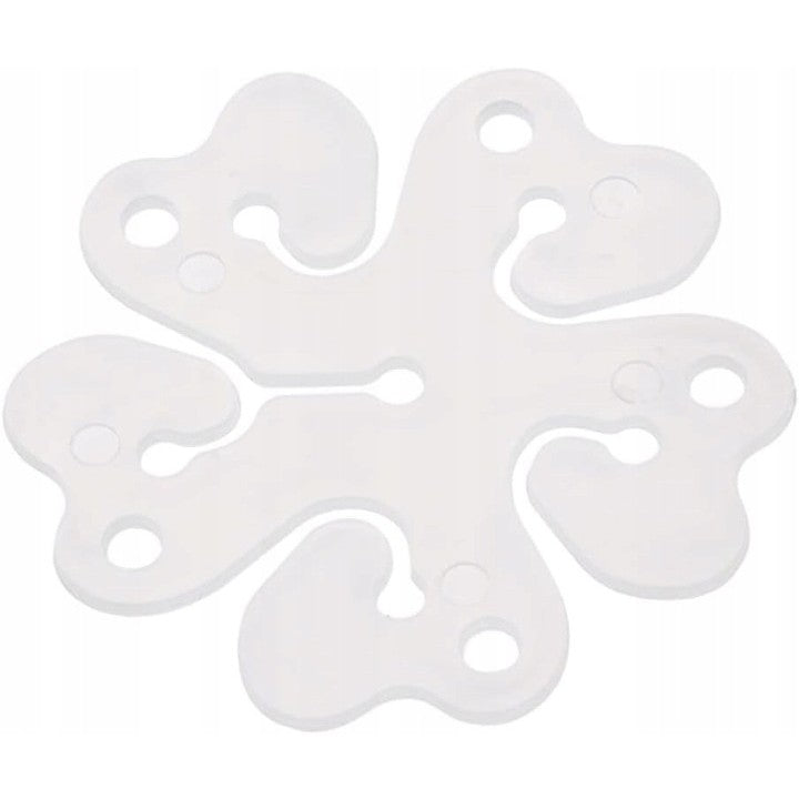 Suport pentru Baloane, Klevo, care Formeaza o Floare, cu Un Singur Strat, pentru 6 Baloane, 6x6cm, 2.7g