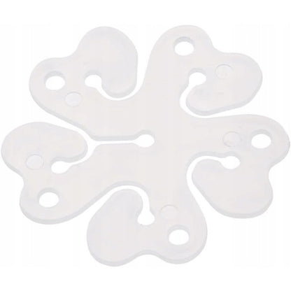 Suport pentru Baloane, Klevo, care Formeaza o Floare, cu Un Singur Strat, pentru 6 Baloane, 6x6cm, 2.7g