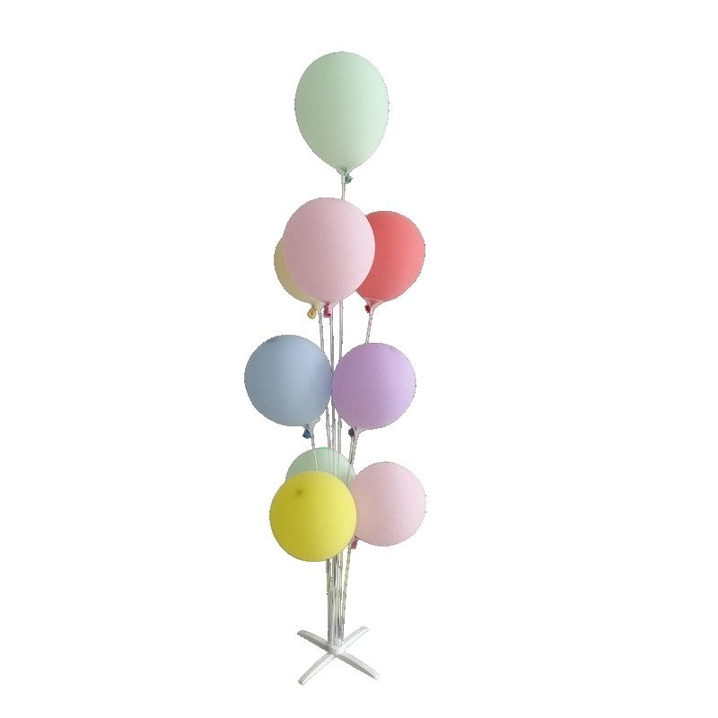 Suport pentru Baloane, Klevo, cu Patru Straturi, pentru 9 Baloane, 80 cm, Transparent