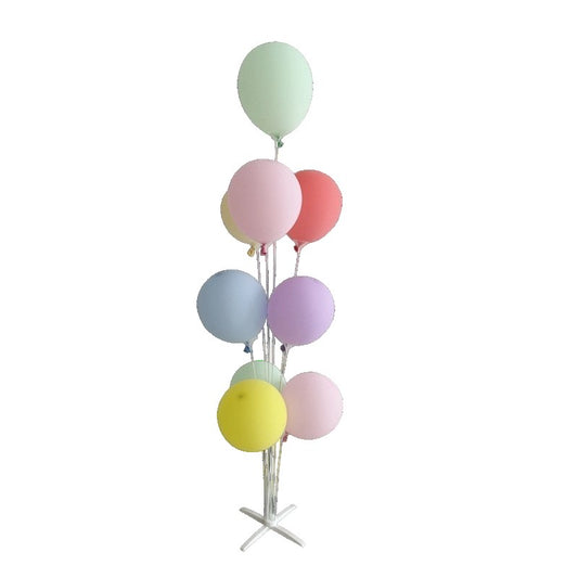 Suport pentru Baloane, Klevo, cu Patru Straturi, pentru 9 Baloane, 80 cm, Transparent