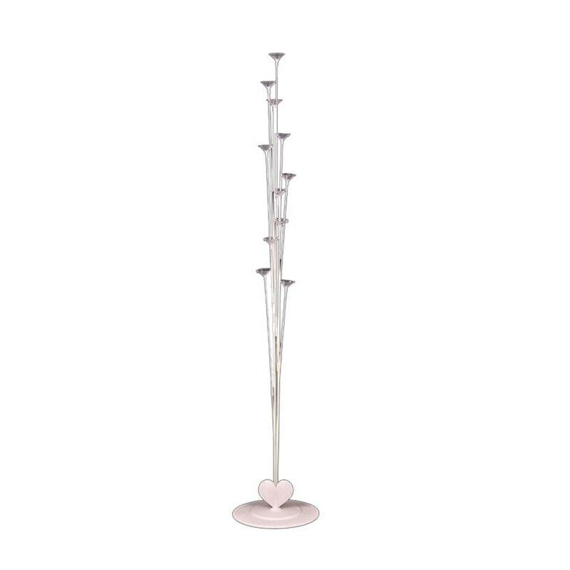 Suport pentru Baloane, Klevo, cu Un Strat, pentru 11 Baloane, 104 cm, Transparent