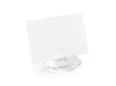 Suport pentru cărți de vizită, transparent, 40 mm