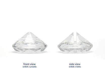 Suport pentru cărți de vizită, transparent, 40 mm