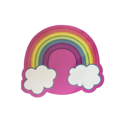 Suport pentru Pahar, Klevo, Model Curcubeu, din PVC, 18.5 x 18.5 cm, Rezistent la Caldura, Multicolor