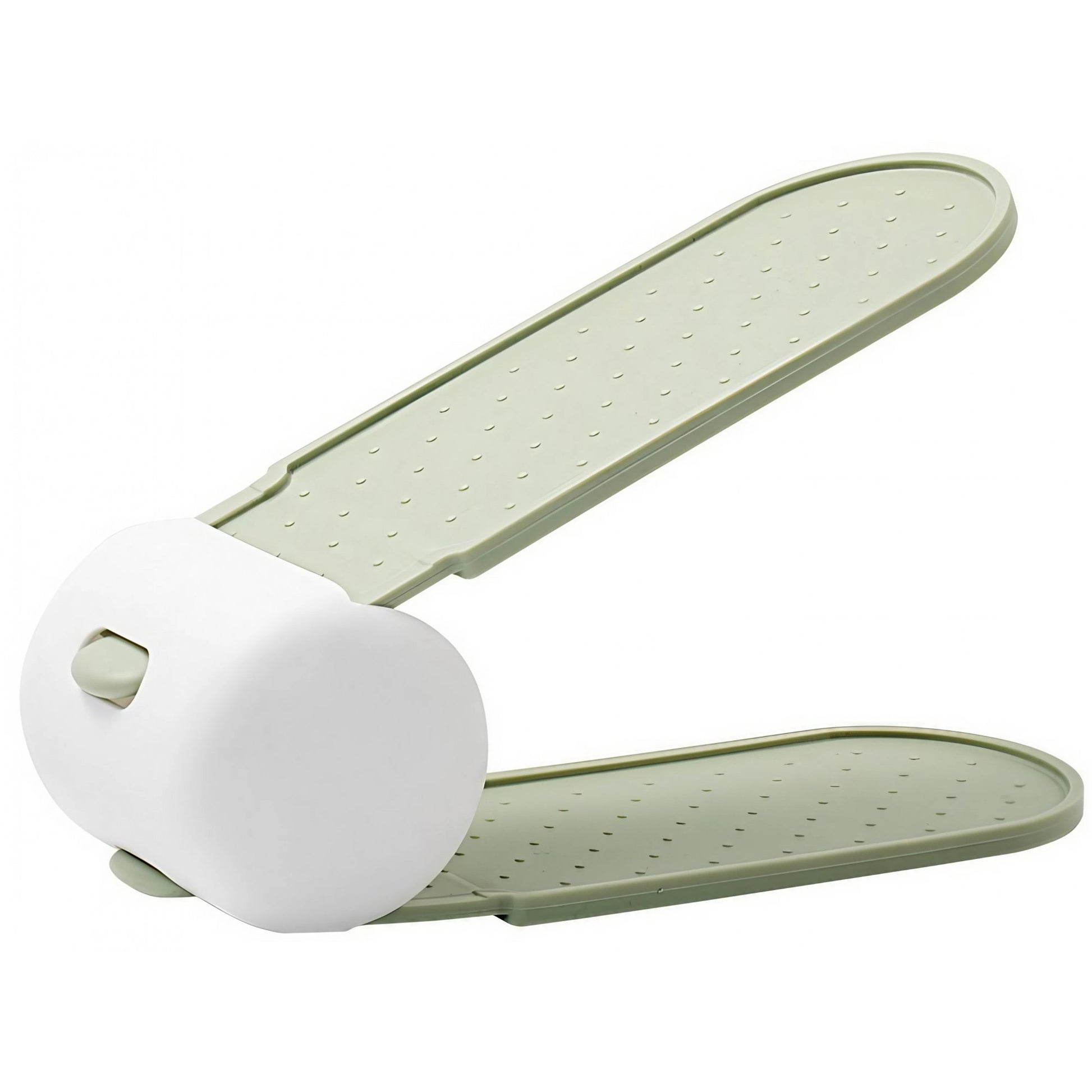 Suport pentru Pantofi, Klevo, cu Două Straturi, Organizator, Antiderapant și Durabil, Inălțime Reglabilă, 28x18x11 cm, Verde, 150 g
