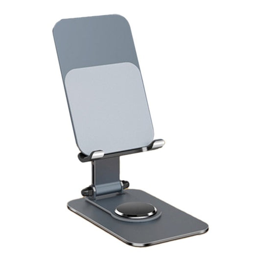 Suport pentru Telefon, Klevo, Suport Pliabil pentru Streaming, din Aliaj de Aluminiu, Compatibil cu Tableta, pentru Birou, 14.6 x 11.5 x 7 cm, Space Grey