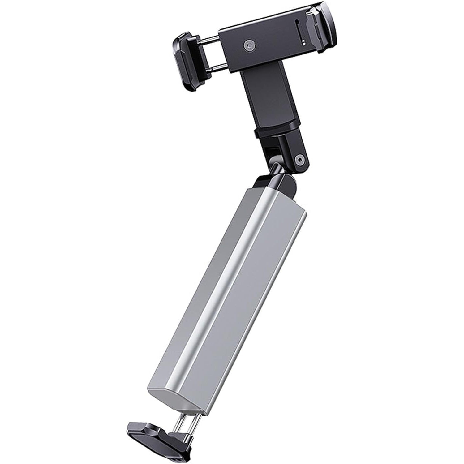 Suport pentru Telefon Mobil, Klevo, Portabil, Pliabil, Telescopic, Rotativ, din Plastic, Gri