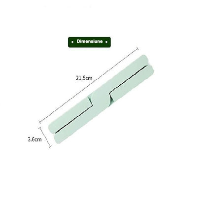 Suport pliabil din silicon pentru vase fierbinti Klevo, portabil, usor de depozitat, rezistent la temperaturi foarte ridicate, 14.5 x 7.5 x 1.6 cm, antialunecare, verde
