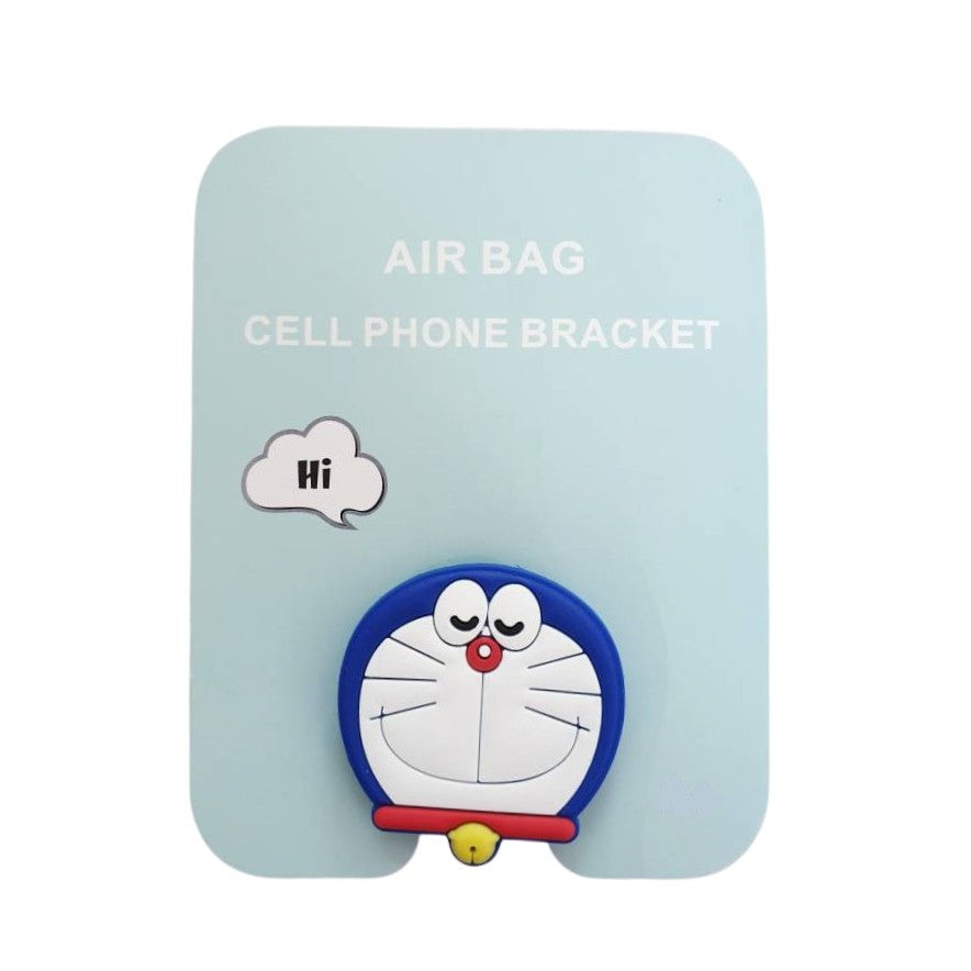 Suport pentru Telefon, Klevo, Stand cu Adeziv pentru Telefon, Model Animat 21, Blue Cat, Albastru
