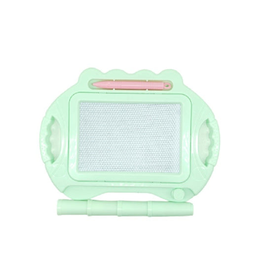 Tabla Magnetica pentru desen Klevo, Pix, forma dreptunghi, dimensiuni 23x17 cm, Dezvolta Creativitatea, cu picioare suport, Verde