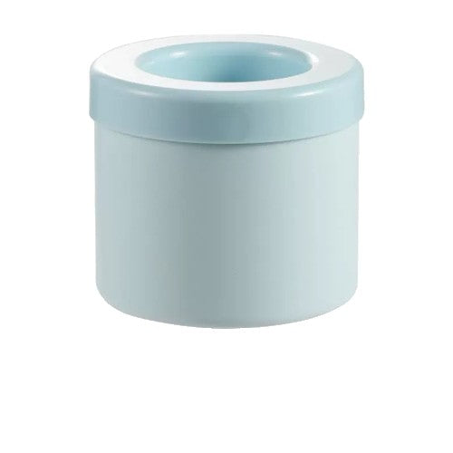 Tava de Gheata din Silicon cu Capac, Klevo, Forma de Gheata pentru Racirea Bauturilor, in Forma de Frapiera, Silicon fara BPA, Cuburi de Gheata, 9x8.5x8 cm, Albastru