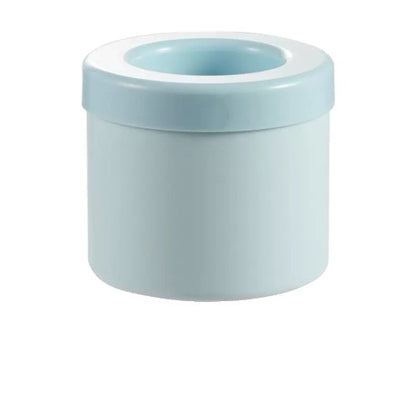 Tava de Gheata din Silicon cu Capac, Klevo, Forma de Gheata pentru Racirea Bauturilor, in Forma de Frapiera, Silicon fara BPA, Cuburi de Gheata, 9x8.5x8 cm, Albastru