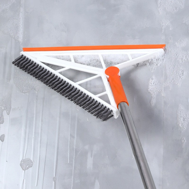 Mop Multifunctional, Klevo, Portocaliu, cu Racleta din Silicon, Maner Telescopic, Curatarea Eficienta a Tuturor Suprafetelor