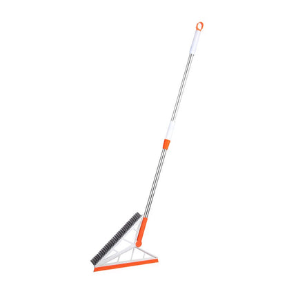 Mop Multifunctional, Klevo, Portocaliu, cu Racleta din Silicon, Maner Telescopic, Curatarea Eficienta a Tuturor Suprafetelor