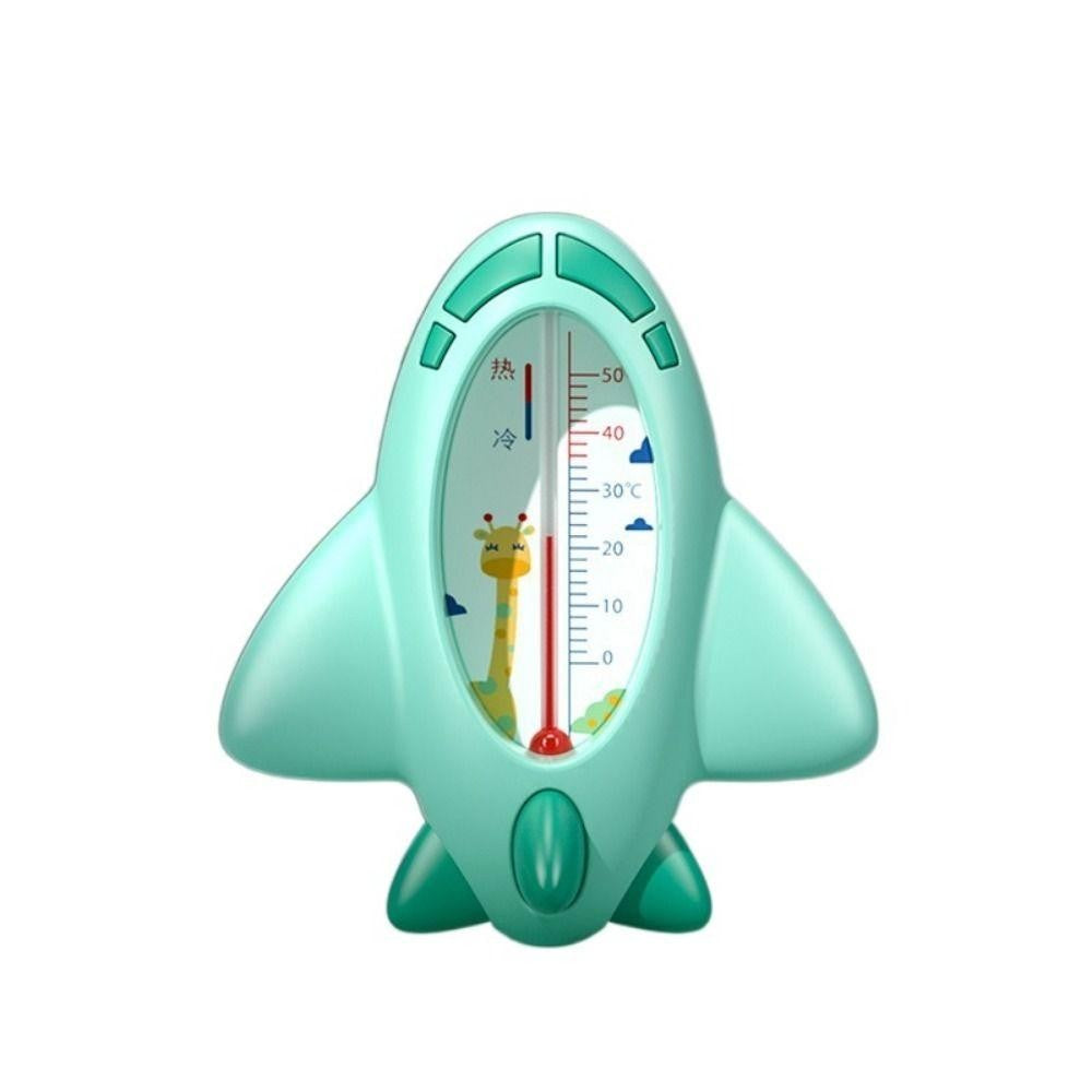 Termometru pentru Baie, Klevo, Plutitor, Rezistent la apa, Multifunctional, Model Avion, 11x10x4 cm, Verde