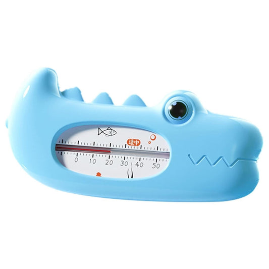 Termometru pentru Baie, Klevo, Plutitor, Rezistent la apa, Multifunctional, Model Crocodil, 2.7x6.5x3.7 cm, Albastru