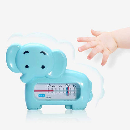 Termometru pentru Baie, Klevo, Plutitor, Rezistent la apa, Multifunctional, Model Elefant, 11.5x9x2 cm, Albastru