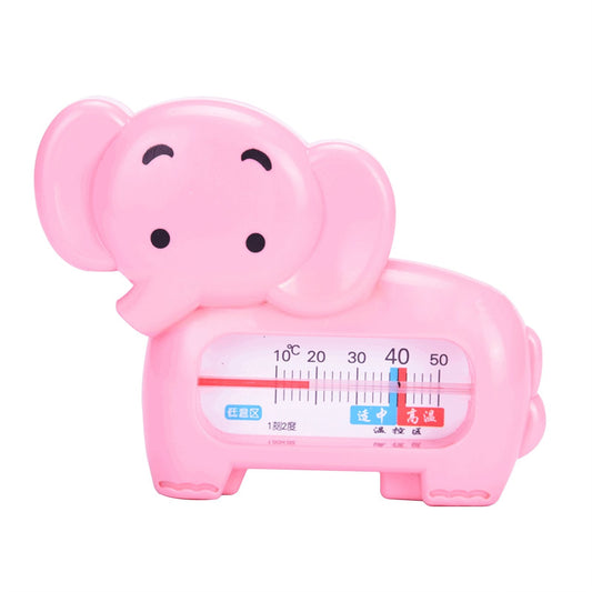 Termometru pentru Baie, Klevo, Plutitor, Rezistent la apa, Multifunctional, Model Elefant, 11.5x9x2 cm, Roz
