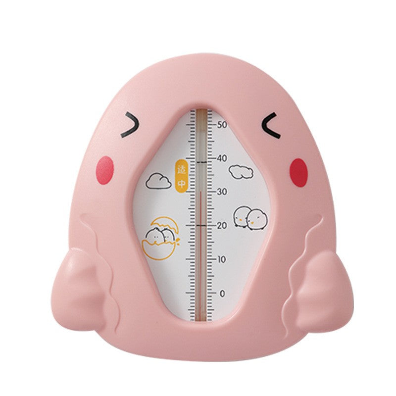 Termometru pentru Baie, Klevo, Plutitor, Rezistent la apa, Multifunctional, Model Gaina, 10.5x10.5x2.5 cm, Roz