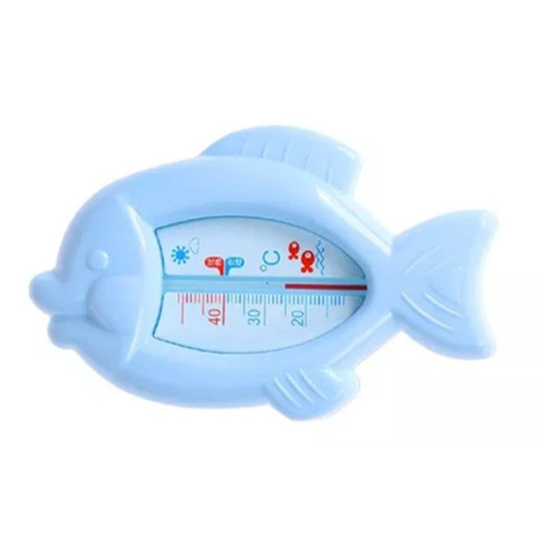 Termometru pentru Baie, Klevo, Plutitor, Rezistent la apa, Multifunctional, Model Peste, 15.5x9.5x2 cm, Albastru