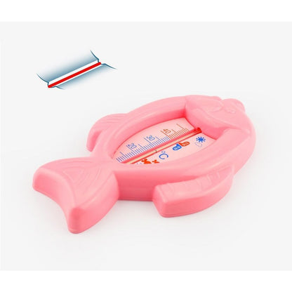 Termometru pentru Baie, Klevo, Plutitor, Rezistent la apa, Multifunctional, Model Peste, 15.5x9.5x2 cm, Roz