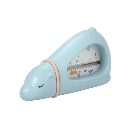 Termometru pentru Baie, Klevo, Plutitor, Rezistent la apa, Multifunctional, Model Urs Polar, 15x7.5x4 cm, Albastru