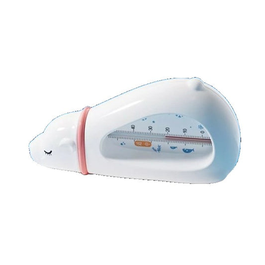 Termometru pentru Baie, Klevo, Plutitor, Rezistent la apa, Multifunctional, Model Urs Polar, 15x7.5x4 cm, Alb