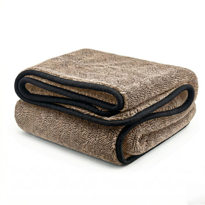 Prosop Uscare Auto, Klevo, 600 GSM, Microfibra Premium, Ultra Absorbant, Fara Urme, 90x70 cm, Bej