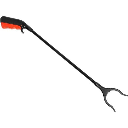 Cleste pentru Colectarea Deseurilor, Klevo, din Metal si Plastic, 60 cm, Fara Maini Murdare, Negru/Rosu